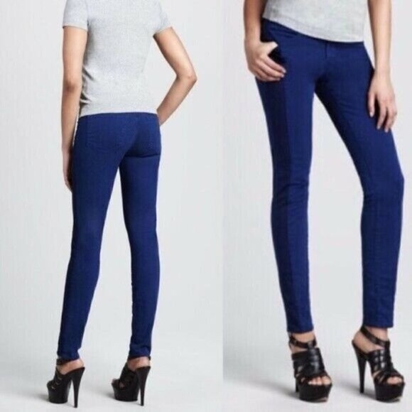 J Brand Kinsey Mid Rise Skinny Panel Jeans in Nightfall 26 NWT - Picture 1 of 10